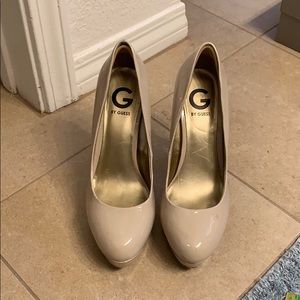 G Guess platform heels